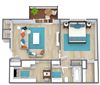 one bedroom floor plan